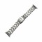 Elegani Oyster-Style Stainless Steel Replacement Band Compatible with Apple Watch 42mm, Silver SD3L-SLV-42mm - alternate 1
