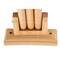 Alfi Brand AB5506 16" Triple Rack Wooden Towel Bar Bathroom Accessory AB5506 - alternate 6