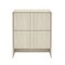Manhattan Comfort Novara 22in Nightstand in Whitewashed Oak (2-Drawer) NS1670-1 - alternate 5