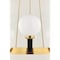 Hudson Valley Lighting Werner 8 Light Chandelier 46 In. Aged Brass/Black 3646-AGB/BK - alternate 6