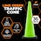 Xpose Safety Traffic Safety Cone, 36 in, Premium PVC, No Collar, Lime Green, 8 pk LTC36-8-X - alternate 6