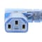 Ac Works 15ft 14/3 15A Medical Grade Power Cord With Left Angle IEC C13 Connector MD15ALC13-180 - alternate 3
