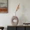 Uniquewise 19-Inch White and Gold Farmhouse Vase - Decorative Piece for Boho Kitchen, Bedroom Table, Home QI004688.WT - alternate 5