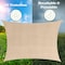 Pure Garden Sun Shade Canopy 10x13 ft Curved Rectangle Sun Shade UV Protection Sun Shades for Outdoor Activities 50-LG1484 - alternate 6