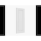 Sartodoors Sliding Closet Barn Bypass Doors 36x84 inches White Solid Core Modern Interior ROYAL9811BBB-EMAL-3684 - alternate 2
