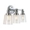Jonathan Y Beverly 22.5" 3-Light Iron/Seeded Glass Classic Cottage LED Vanity Light, Chrome JYL7532A - alternate 8