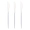 Smarty Had A Party Silver with White Handle Moderno Disposable Plastic Dinner Knives (240 Knives), 240PK 9320-SWK-CASE - alternate 5
