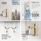 Vigo Jewel Single Handle Single-Hole Bathroom Faucet in Matte Brushed Gold VG01055MG - alternate 5