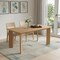 Homeroots 66" Natural Solid Wood Dining Table 712223 - alternate 5