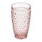 Martha Stewart 6 Piece Hobnail Handmade Glass Tumbler Set in Pink 120574.01 - alternate 6