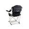 Picnic Time Family Of Brands NCAA Boise State Broncos Reclining Camp Chair - Beach Chair for AdultsBlack with Gray Accents 803-00-175-704-0 - alternate 1