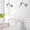 Jonathan Y Cowie 8" Iron/Glass Adjustable LED Wall Sconce, Nickel, 2PK JYL7575B-SET2 - alternate 4