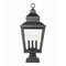 Z-Lite Raphael Sand Black 3 Light Outdoor Pier Mounted Fixture 5029PHBS-SQPM-BK - alternate 6