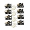 Mytee Products 1-1/2in x 7ft Ladder Rack Ratchet Tie-Down Straps pair Square Tube Mount, 4PK RS-LR-Squarex4 - alternate 6