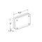 Azar Displays Acrylic Magnetic Photo Frame Block 4.5" x 3" Vertical/Horizontal 104438-RND-GS - alternate 2