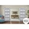 Sartodoors Sturdy Double Barn Door with Frosted Glass Grey 56x96 (2* 28x96) Solid Core Modern Interior VEREGIO7455DB-S-GRE-5696 - alternate 1