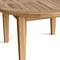 Homeroots 35" Natural Rounded Solid Wood Outdoor Coffee Table 554933 - alternate 5