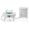 Leisuremod Walbrooke Patio Round Fire Pit and Tank Holder with Slats Design, White WWS-29-24-GL - alternate 7