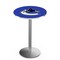 Holland Bar Stool Co 42" Stainless Steel Vancouver Canucks Pub Table, 36" dia. Top L214S4236VanCan - alternate 1