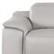 Homeroots 107" Light Gray Top Grain Leather Reclining USB Sofa 643715 - alternate 4