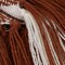 Homeroots Burnt Orange Woven Cotton Striped Throw Blanket 478679 - alternate 5