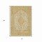 Homeroots 5' X 8' Ivory And Beige Medallion Washable Indoor Outdoor Area Rug 616467 - alternate 4