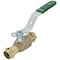 Viega 1/2 in ProPress Bronze Full Port Ball Valve w/ Lockable Metal Handle (Lead Free) 79923 - alternate 1