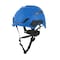 Msa Safety V-Gard H1 Safety Helmet, Trivent, Fas-Trac III Pivot, ANSI, EN12492, Class C, Blue 10194785 - alternate 1