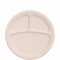 Dart Compostable Molded Fiber Dinnerware, ProPlanet Seal, 3-Compartment Plate, 10.2" dia, Natural, 500PK 10FBRP3 - alternate 1