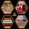 Xpose Safety Traffic Safety Cone, 28 in, PVC, 6 in Reflective Collar, DOT Approved, Orange, 12 pk OTC28-6-12-X - alternate 4