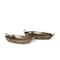 Homeroots Set of Two Gold Oval Metal Handmade Serving Tray With Handles 609097 - alternate 4