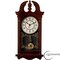Clockswise 20in Plastic Wood-Grain Finish Clock with Battery-Operated Swinging Pendulum and Chime, Brown QI004822-20.BN - alternate 1