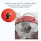 Optimus 10 Inch 2 Speed Portable Retro Drum Fan in Red F-6310RD - alternate 7