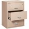 Fireking 3 Drawer, 1 Hr Fire & Impact Rated, 31" Wide Lateral Champagne 3-3122-CCH - alternate 2