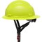 Ironwear Type 2 Class C Vented Full Brim Safety Helmet w/ Chin Strap, Lime 3969-L - alternate 4