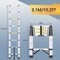 Wrightmaster 10.2 ft. Lightweight Steel Extension Ladder with Safety Lock, 330 lb. Load Capacity ZOR-16771800137 - alternate 4