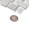 Apollo Tile 12x12 Bianco Carrara Glass Marble Polished Floor and Wall Mosaic Tile 4.83 sqft/case, 5PK APLBL8804CAA - alternate 6