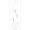 Euf Atomo, Chandelier, 3-Light, 21", Matte Black, Smoked Glass 45736-036 - alternate 2