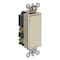 Leviton Wall Switch, Rocker, 3 A, Light Almond 56080-2T - alternate 1