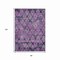 Homeroots 8' X 10' Eggplant Plum And Lavender Aztec Washable Indoor Outdoor Area Rug 615779 - alternate 4