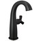Delta Stryke Single Handle Mid-Height Bathroom Faucet, 6.63 in, Matte Black 6776-BL-DST - alternate 1