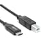 Rocstor USBC TO USB-B CBL 10FT 3M USB Y10C277-B1 - alternate 3