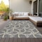 Homeroots 10' X 14' Charcoal And Gold Geometric Washable Indoor Outdoor Area Rug 613487 - alternate 6