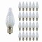 Bulbrite 5-Watt Equivalent C9 Intermediate E17 LED Light Bulb, 2700K, 25PK 862030 - alternate 1