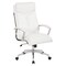 Office Star Products FL Series Executive Faux Leather High Back Chair, White FL90071C-u11 - alternate 1