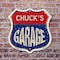 Signmission Chuck's Garage, 6 Inch X 6 Inch, Plastic Sign SHI-P-6-383-CHUCK - alternate 5
