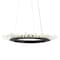 Jonathan Y Elsa 24" Adjustable Integrated LED Modern Crystal Pendant, Black/Clear JYL7212A - alternate 8