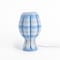 Jonathan Y Flower 13" Tropical Coastal Plant-Based PLA 3D Printed Dimmable LED Table Lamp, Blue/White USA1005A - alternate 4
