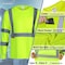 Protectx Long Sleeve T-Shirt, Class 3, Type R, Polyester, Green, S, 3 PK ST-E150LS1-GN-S-03 - alternate 4