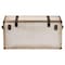 Baxton Studio Nevio Vintage Weathered White Canvas Storage Trunk 253-14073-ZORO - alternate 7